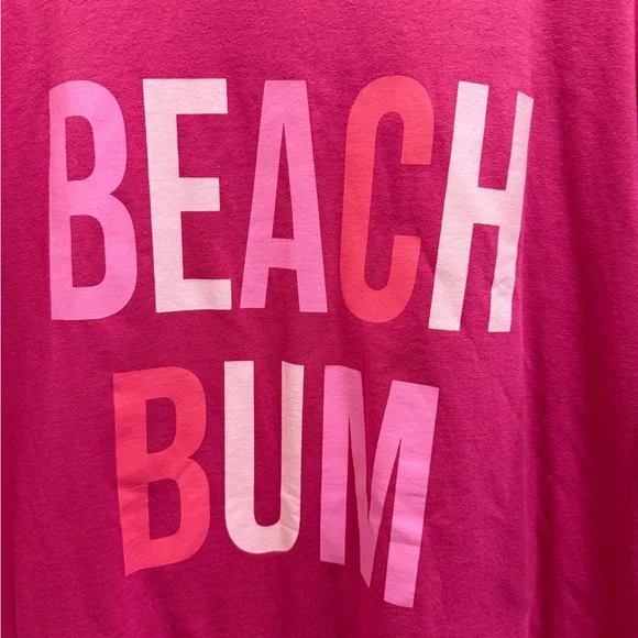 Port & Company Pink Graphic Tee - Picture 2 of 3